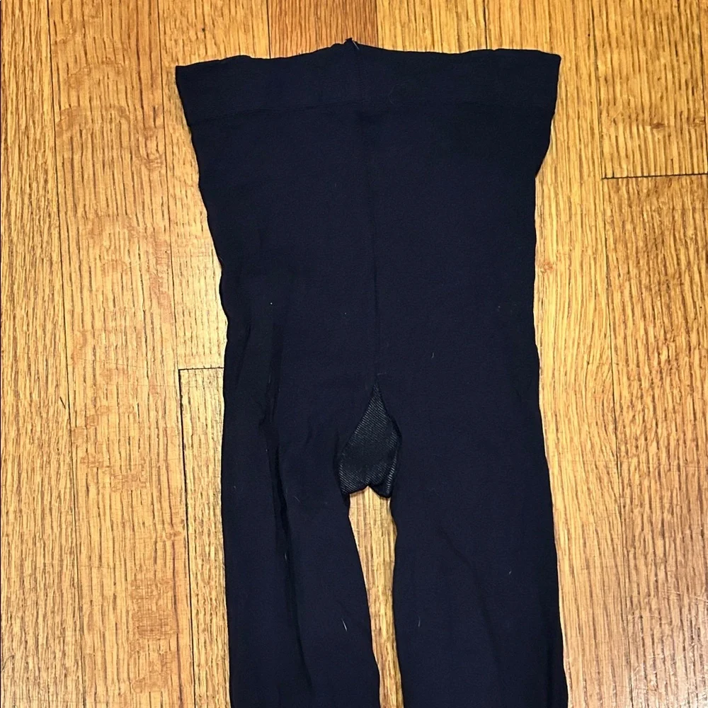 Black Opaque Tights Size Medium